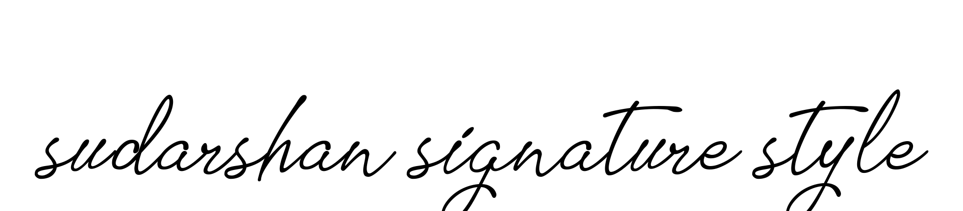 Handwritten Signature for Sudarshan-signature-style - Style 151 Online