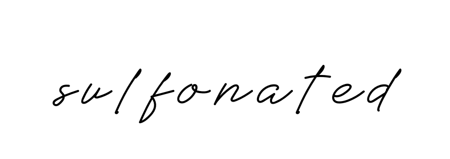 Handwritten Signature for Sulfonated - Style 152 Online