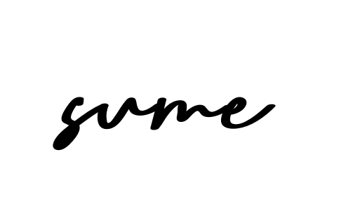 Handwritten Signature for Sume - Style 135 Online