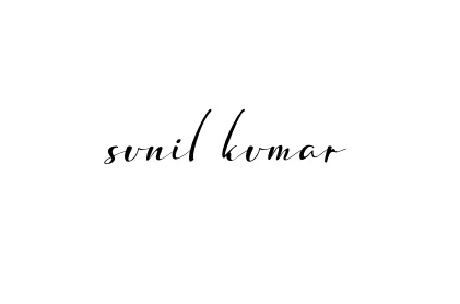 Handwritten Signature for Sunil-kumar - Style 132 Online