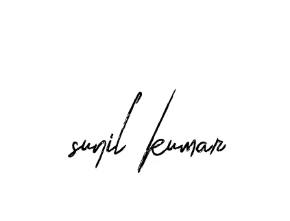 Handwritten Signature for Sunil-kumar - Style 133 Online