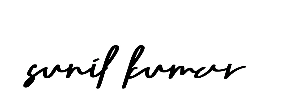 Handwritten Signature for Sunil-kumar - Style 135 Online