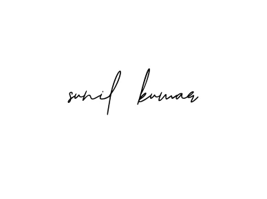 Handwritten Signature for Sunil-kumar - Style 139 Online