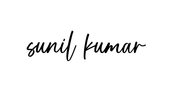 Handwritten Signature for Sunil-kumar - Style 142 Online