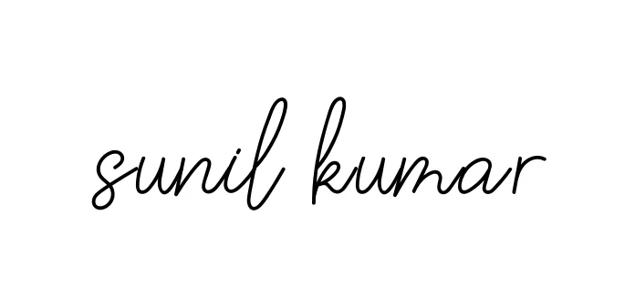Handwritten Signature for Sunil-kumar - Style 145 Online