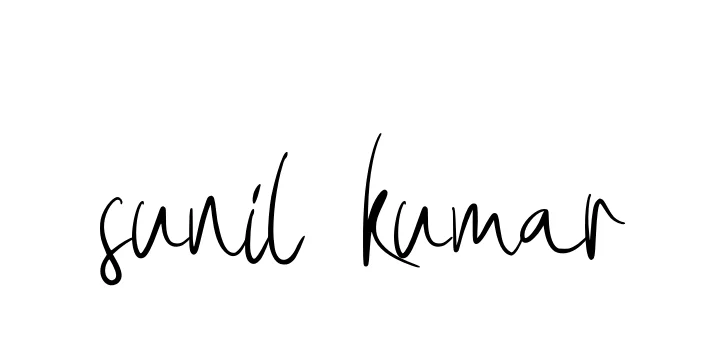 Handwritten Signature for Sunil-kumar - Style 146 Online