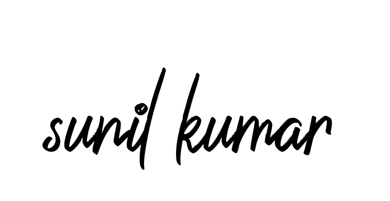 Handwritten Signature for Sunil-kumar - Style 149 Online