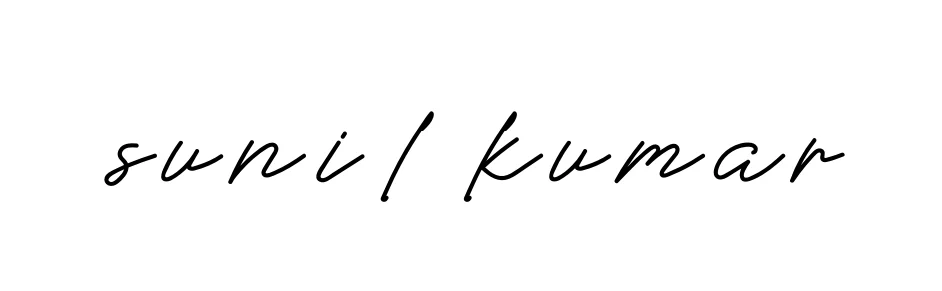 Handwritten Signature for Sunil-kumar - Style 152 Online