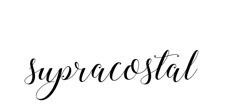 Handwritten Signature for Supracostal - Style 144 Online