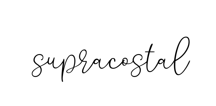 Handwritten Signature for Supracostal - Style 147 Online