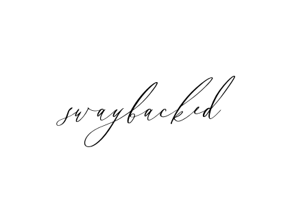 Handwritten Signature for Swaybacked - Style 134 Online