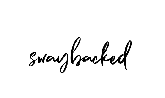 Handwritten Signature for Swaybacked - Style 141 Online