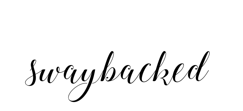 Handwritten Signature for Swaybacked - Style 144 Online