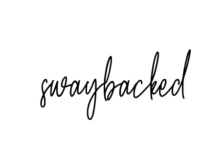 Handwritten Signature for Swaybacked - Style 154 Online