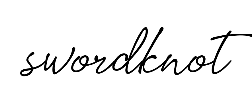 Handwritten Signature for Swordknot - Style 151 Online