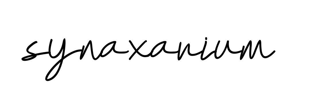 Synaxarium signature