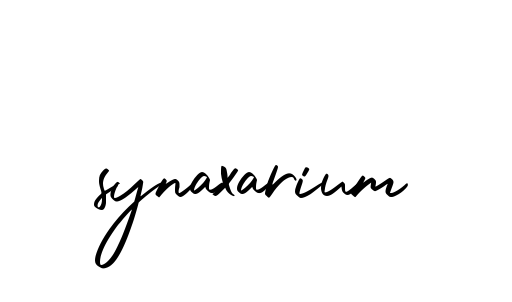 Synaxarium signature