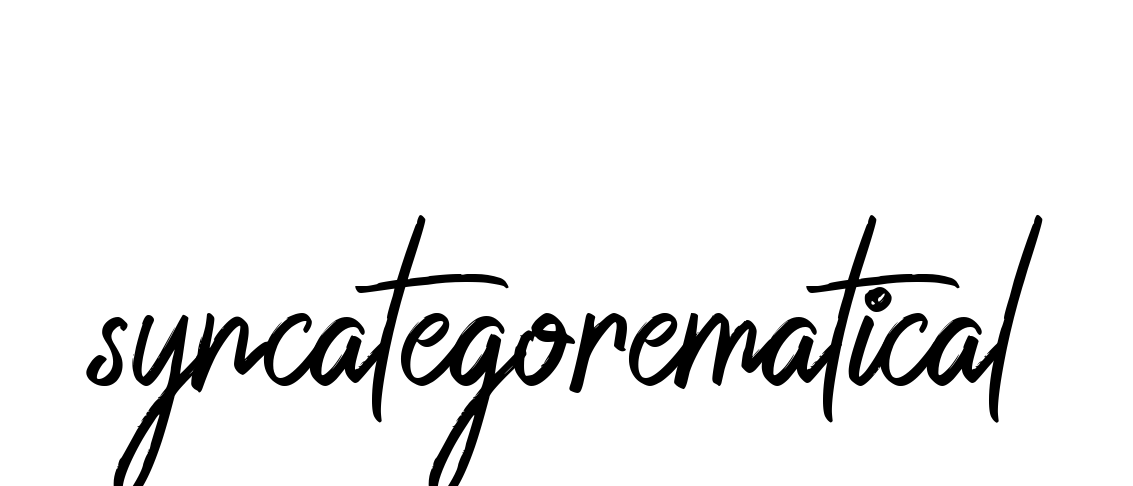 Handwritten Signature for Syncategorematical - Style 149 Online