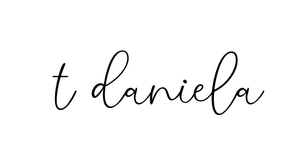 Handwritten Signature for T-daniela - Style 147 Online