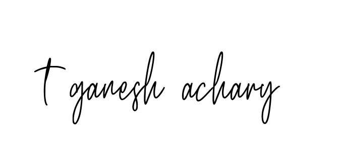 Handwritten Signature for T-ganesh-achary- - Style 154 Online