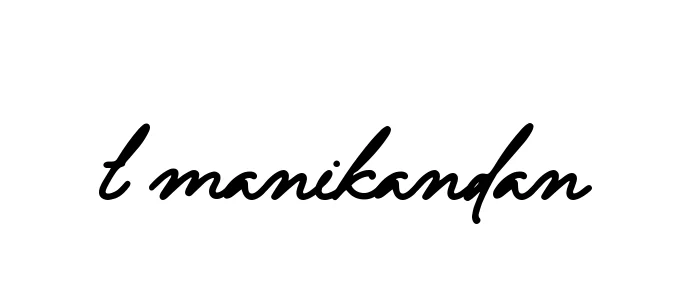Handwritten Signature for T-manikandan - Style 137 Online