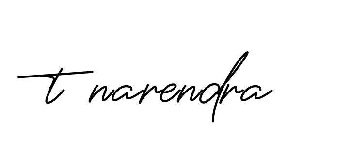 Handwritten Signature for T-narendra - Style 150 Online