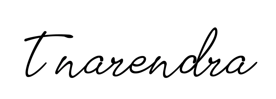Handwritten Signature for T-narendra - Style 151 Online
