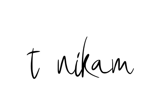 Handwritten Signature for T-nikam - Style 146 Online