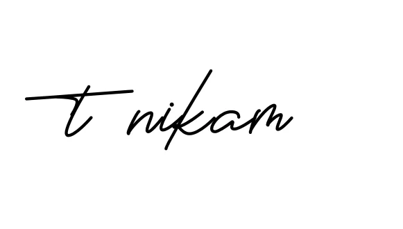 Handwritten Signature for T-nikam - Style 150 Online
