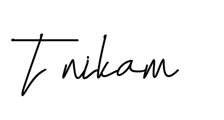 Handwritten Signature for T-nikam - Style 155 Online