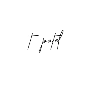 Handwritten Signature for T-patel- - Style 139 Online