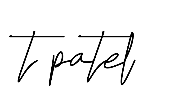 Handwritten Signature for T-patel- - Style 155 Online
