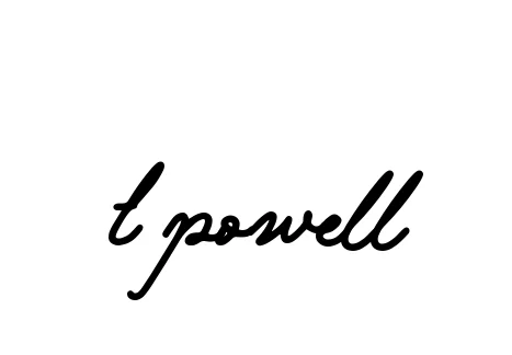 Handwritten Signature for T-powell - Style 137 Online