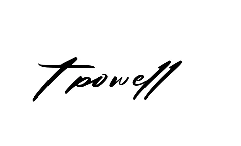 Handwritten Signature for T-powell - Style 140 Online