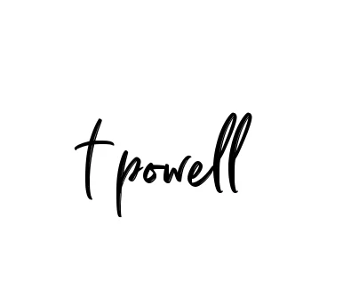 Handwritten Signature for T-powell - Style 141 Online