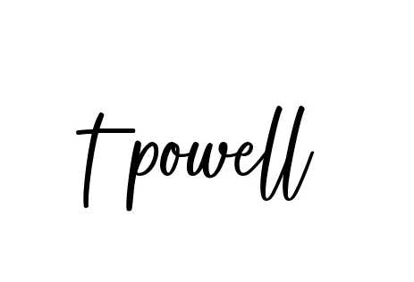 Handwritten Signature for T-powell - Style 142 Online