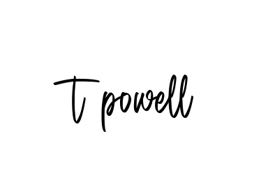 Handwritten Signature for T-powell - Style 143 Online