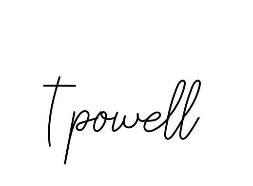 Handwritten Signature for T-powell - Style 145 Online