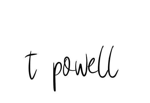 Handwritten Signature for T-powell - Style 146 Online