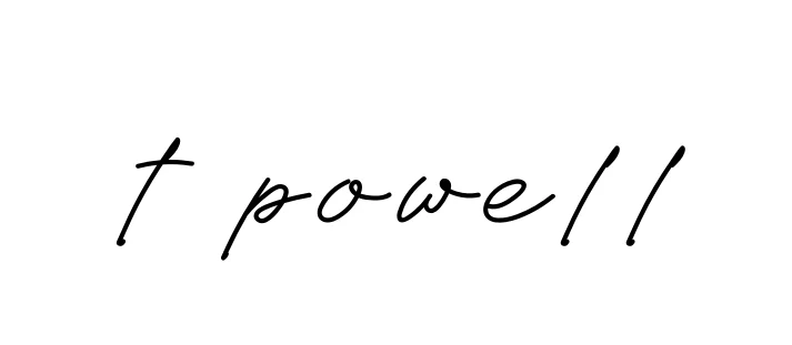 Handwritten Signature for T-powell - Style 152 Online