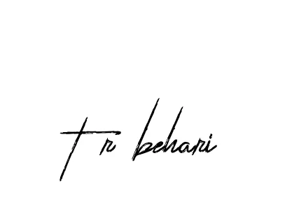 Handwritten Signature for T-r-behari - Style 133 Online