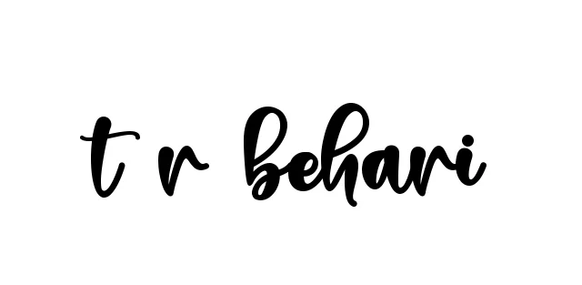 Handwritten Signature for T-r-behari - Style 136 Online