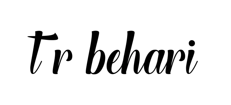 Handwritten Signature for T-r-behari - Style 148 Online