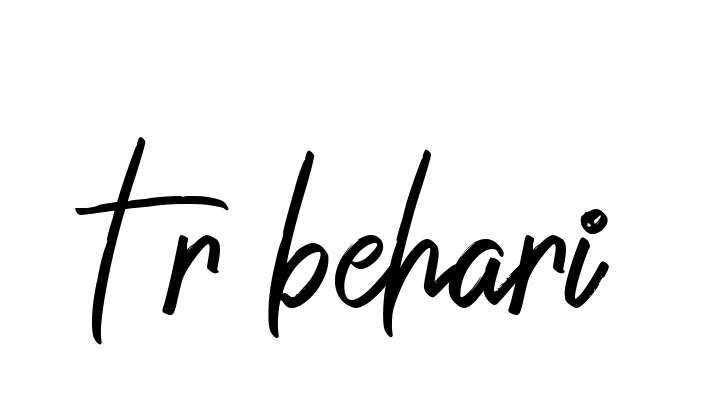 Handwritten Signature for T-r-behari - Style 149 Online