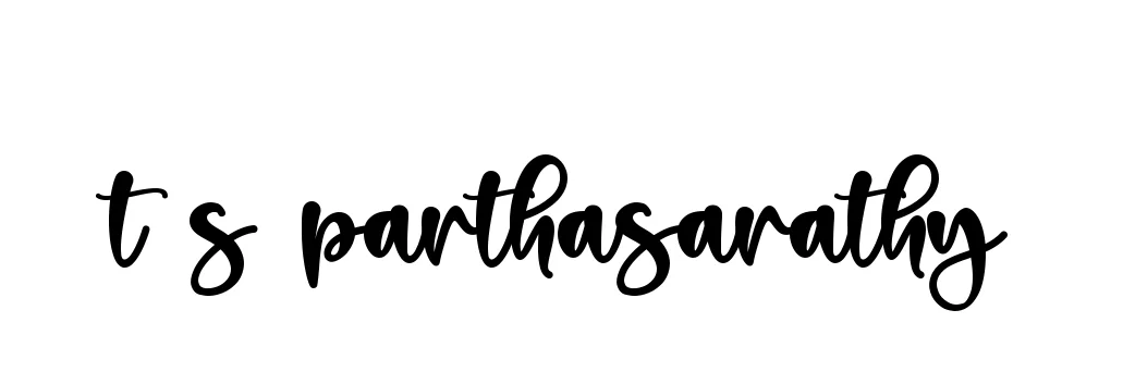 Handwritten Signature for T-s-parthasarathy - Style 136 Online
