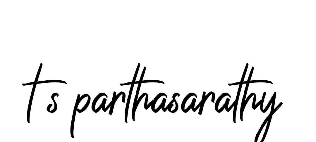 Handwritten Signature for T-s-parthasarathy - Style 149 Online