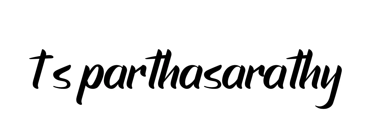 Handwritten Signature for T-s-parthasarathy - Style 153 Online