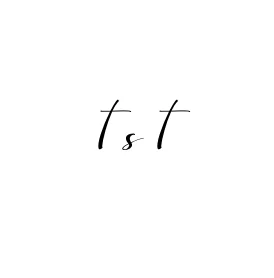Handwritten Signature for T-s-t - Style 132 Online