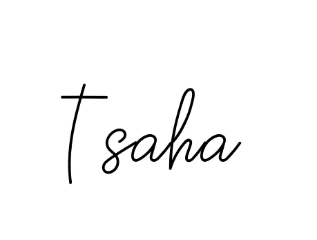 Handwritten Signature for T-saha - Style 145 Online