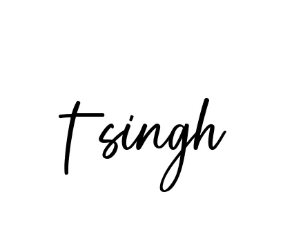 Handwritten Signature for T-singh - Style 142 Online